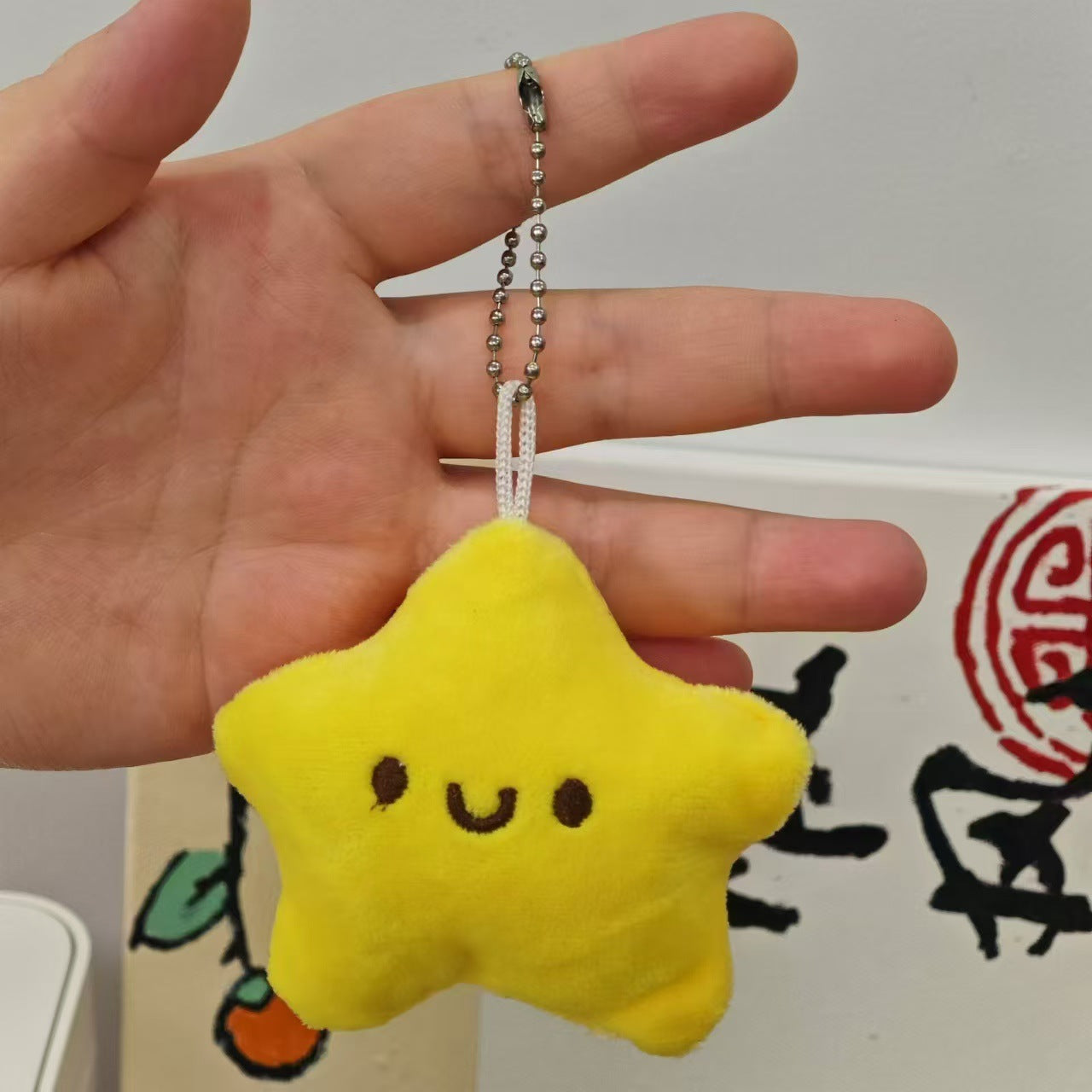 Wholesale cartoon cute star doll keychain