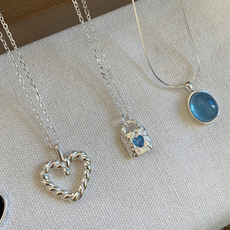 Wholesale Love Pearl Necklace Jewelry Clavicle Chain Accessories Choker Necklace Pearl Necklace Heart Necklace ACC-NE-Wanshen001