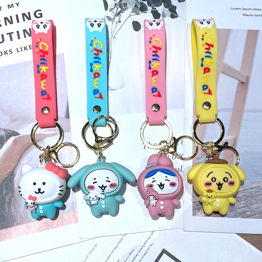 Wholesale Cartoon Cute PVC Keychains ACCVIP-KC-GongZ034