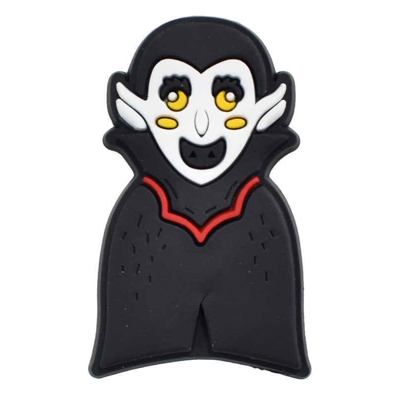 Wholesale Random 100pcs Halloween PVC Soft Rubber Shoe Buckle Decoration ACC-SC-RYY068