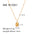 Wholesale Mermaid Princess Double-sided Design Sense Stainless Steel Bead Chain Necklace