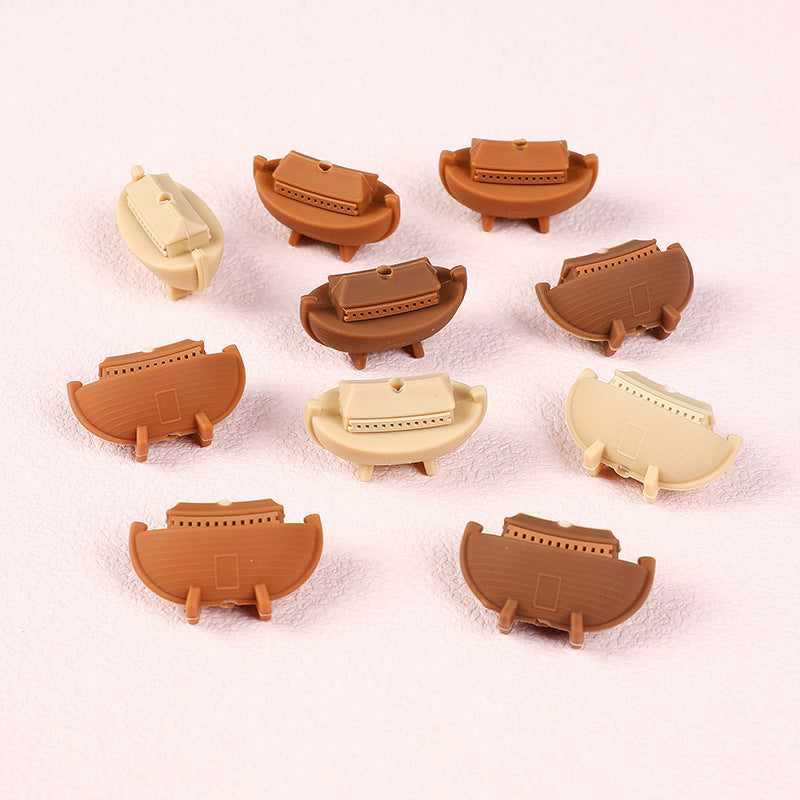 Wholesale 20pcs Easter Mother and Baby Products Noah's Ark Focal Beads DIY Bead Accessories ACC-BDS-RongFa064