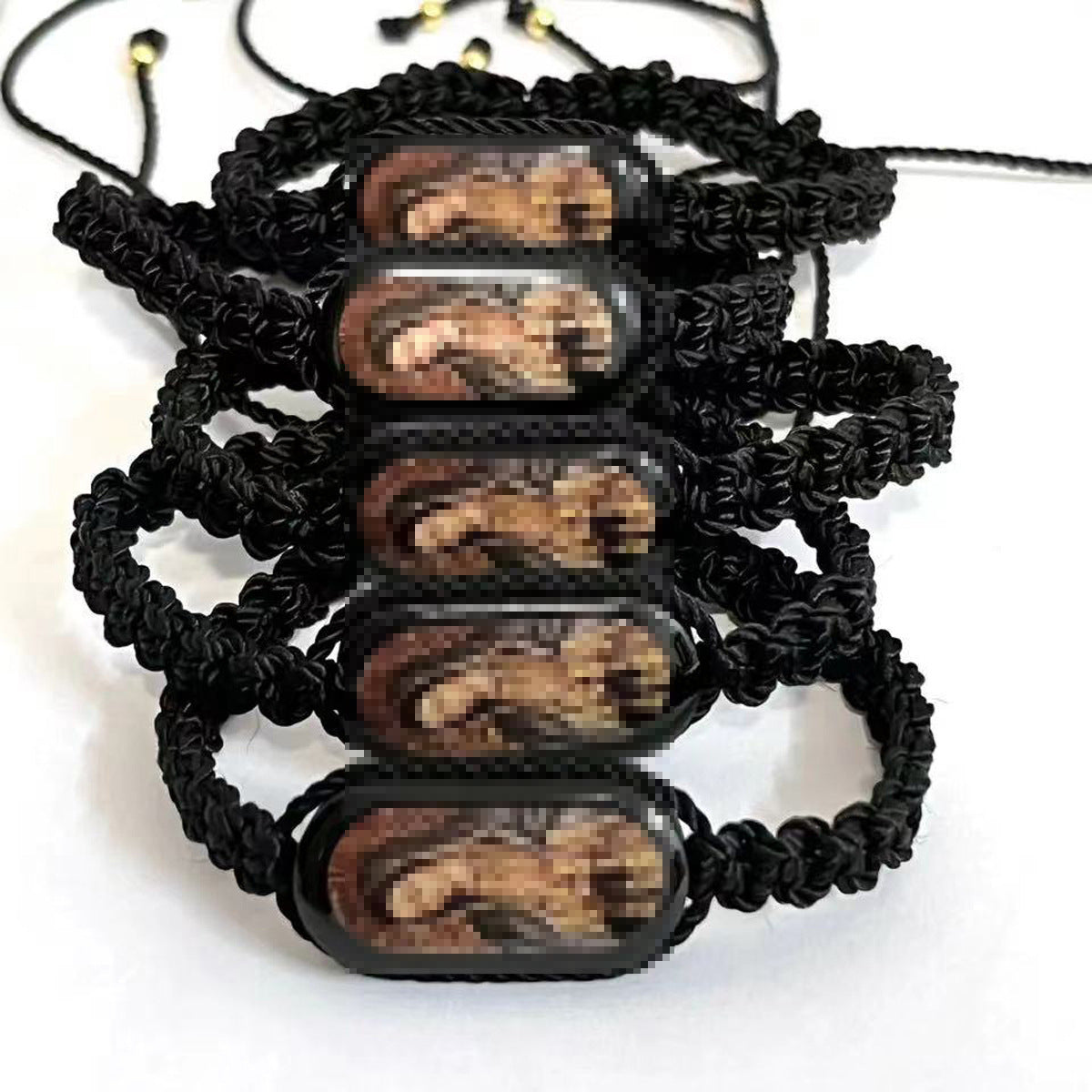 Wholesale Red Madonna Fortune Theme Hand Knitted Wood Bead Bracelet Fashion Jewelry Accessory For Casual Daily Wear Or Boutique Resale