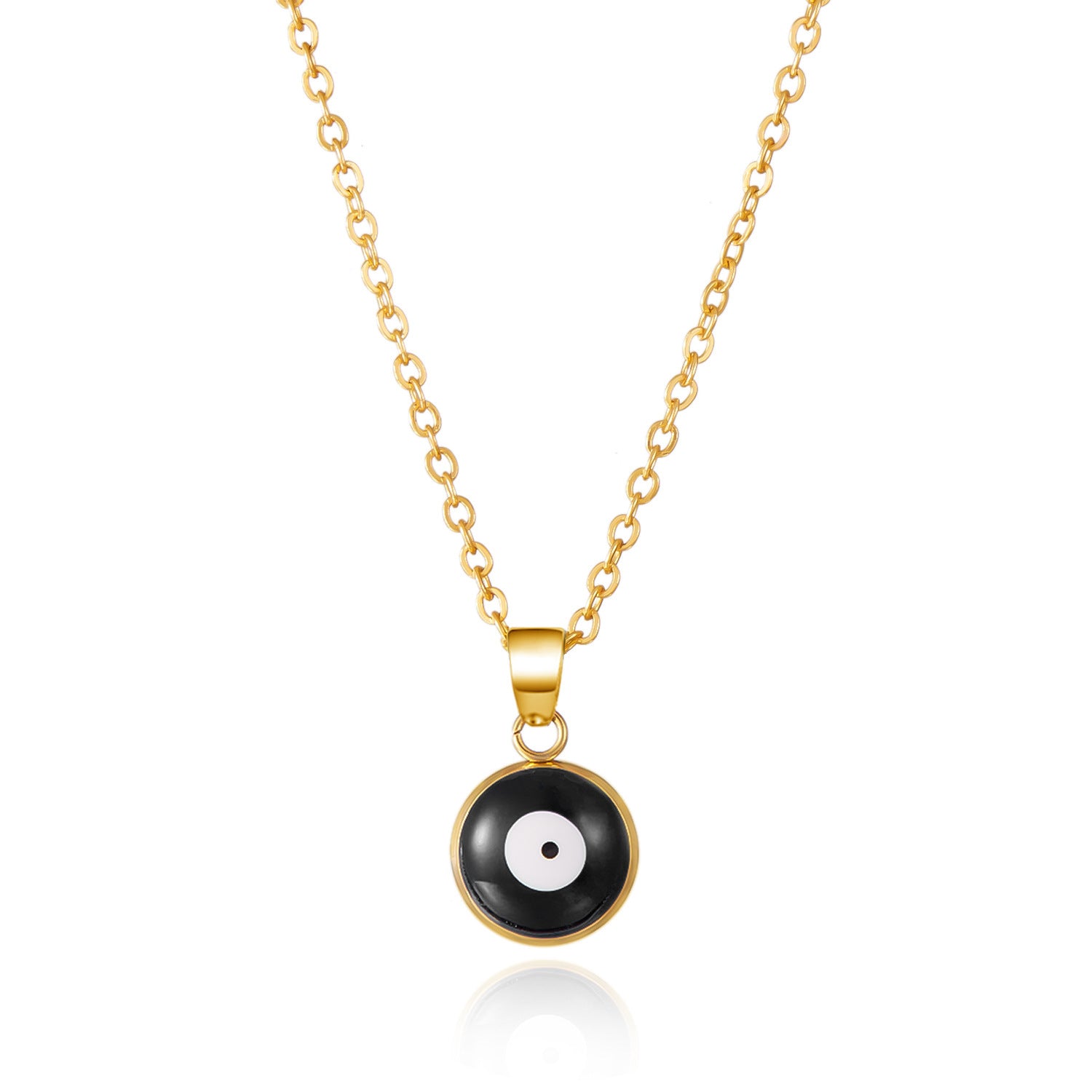 Wholesale  eye necklace blue eyes devil's eye card neck chain necklace