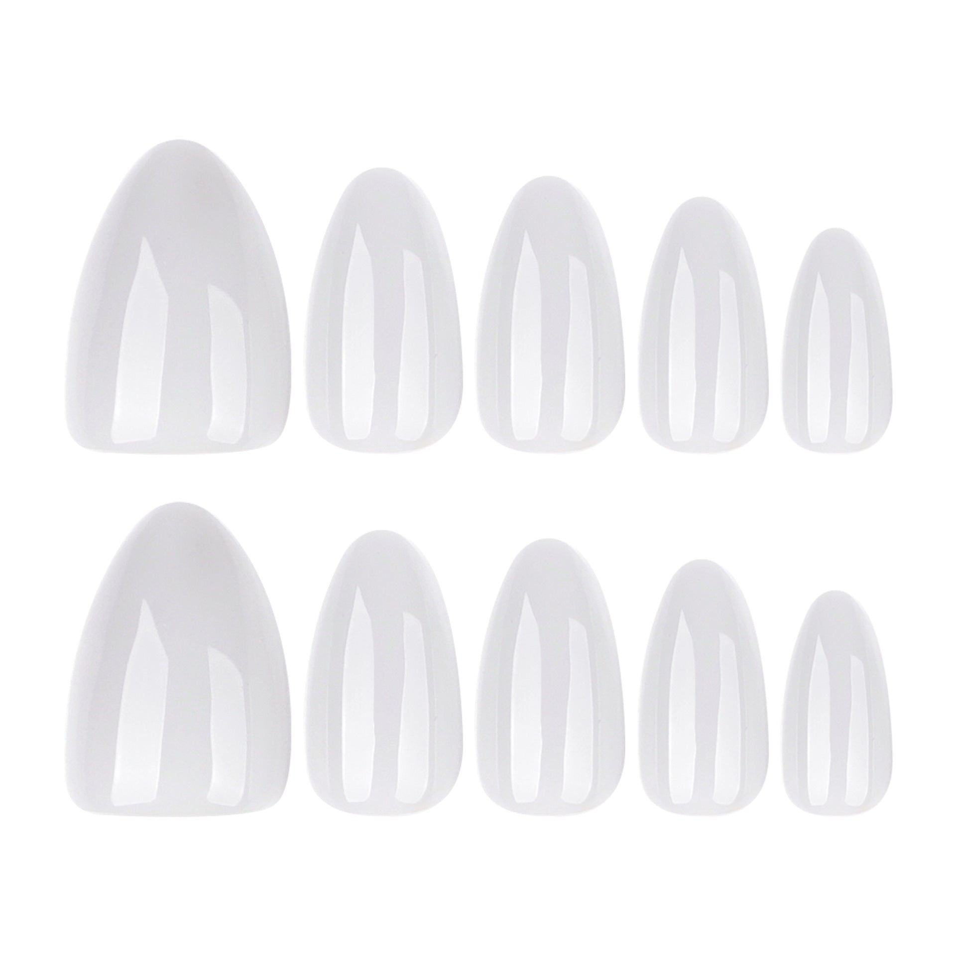 Wholesale 30 Pieces/box Light Grey Solid Color Nails Kits Nail Stickers