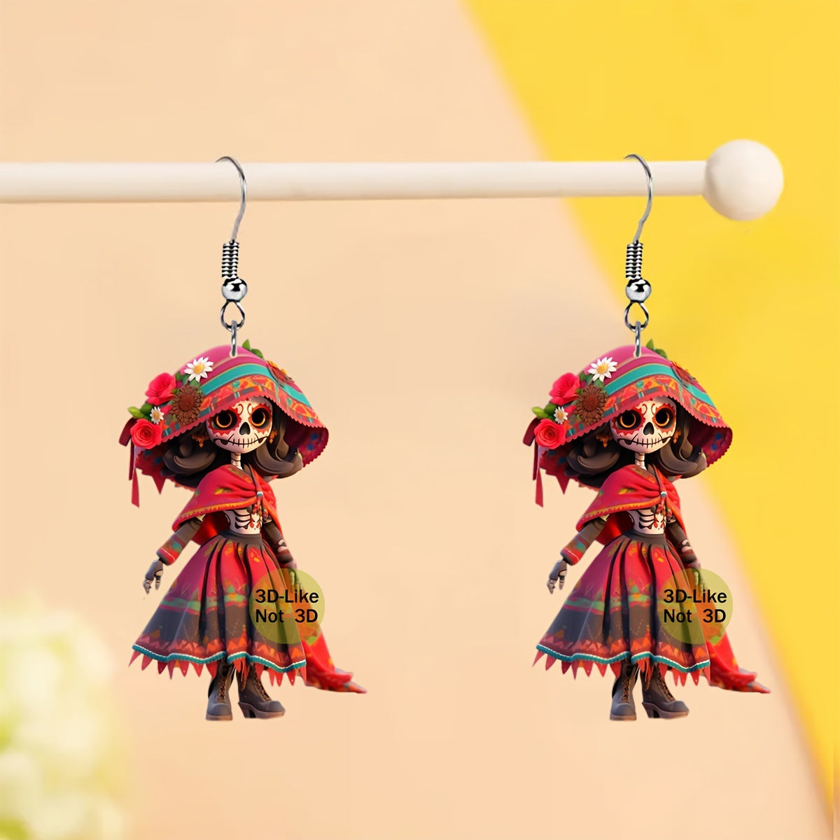 Wholesale  Gothic Punk Acrylic Halloween Earrings