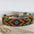 Wholesale Bohemian Geometric Gradient Rice Beads Colorful Braided Bracelet