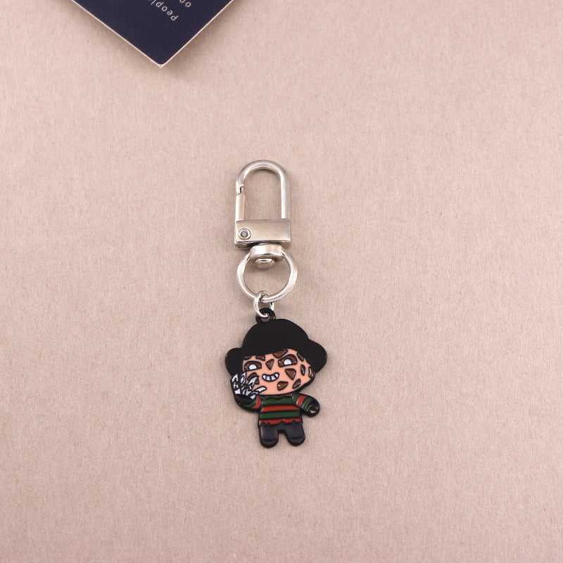 Wholesale Halloween Horror Clown Ghost Alloy Keychain ACC-KC-QiChen004