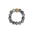 Wholesale elastic stone copper beads bracelet ring