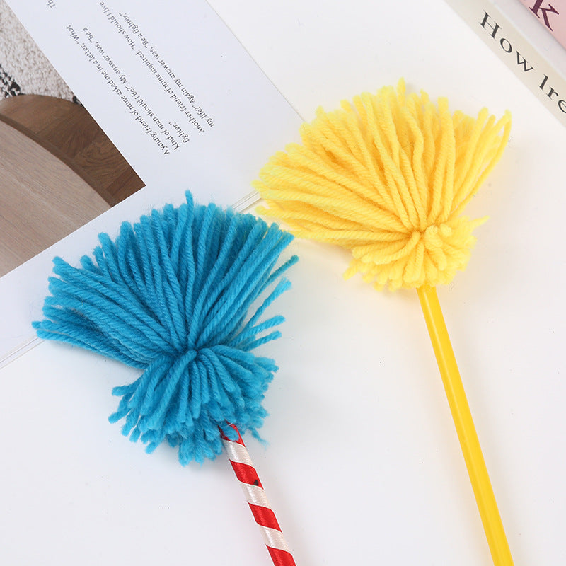 Wholesale Creative Brushed Ball Decompression Pen