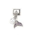 Wholesale 5pcs Italian Charm Bracelet 9mm DIY Splicing Colorful Pendant Stainless Steel Composable Bracelet