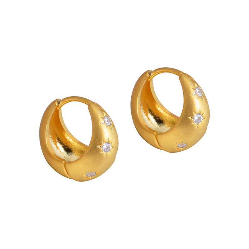 Wholesale Retro Golden Earrings
