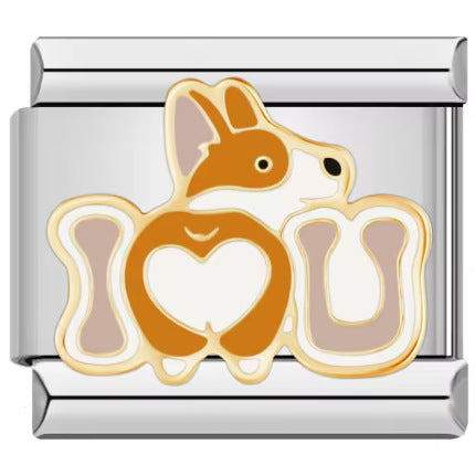 Wholesale Italian Charm Bracelet 9mm DIY Splicing Cute English Stainless Steel Composable Bracelet