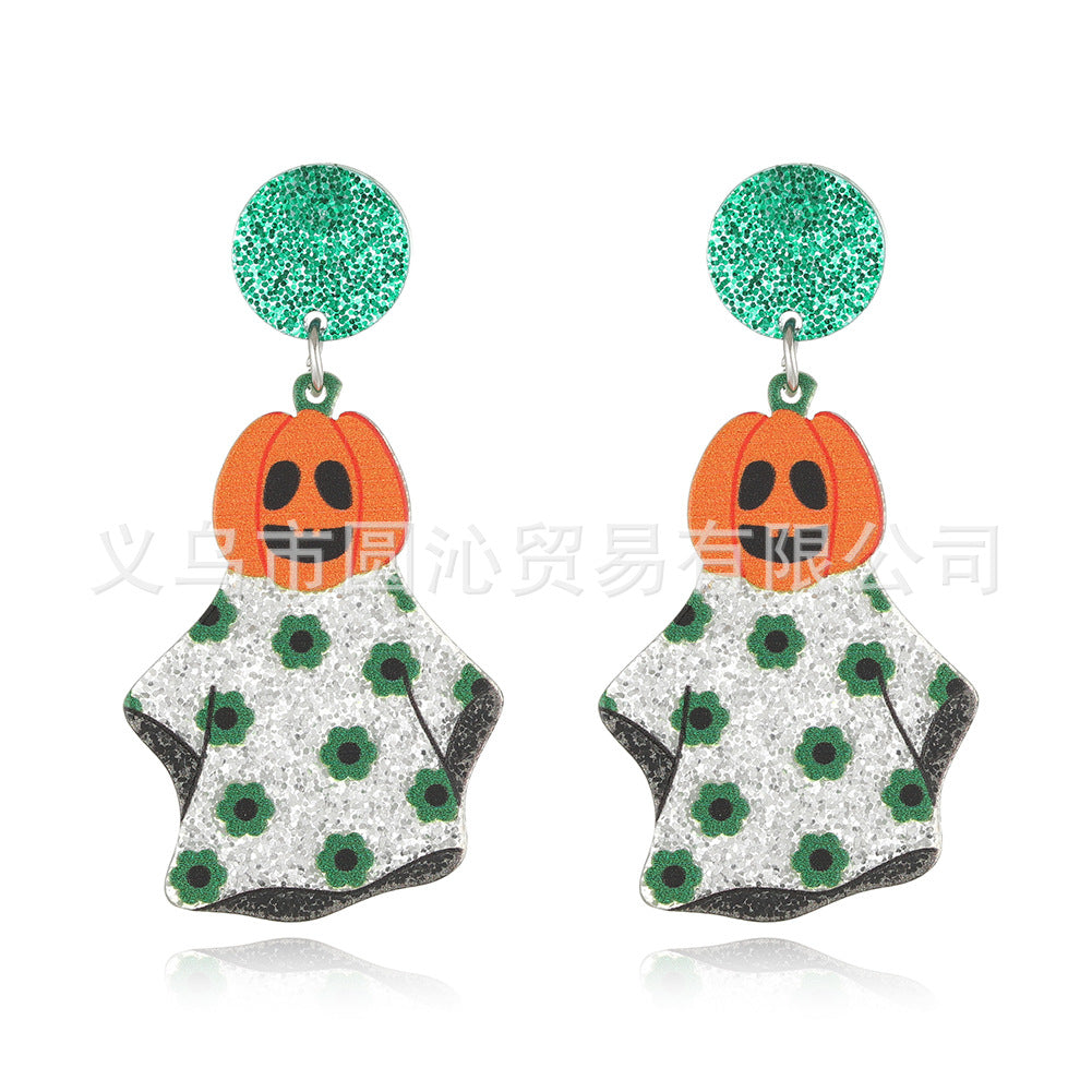Wholesale  creative  acrylic plate earrings