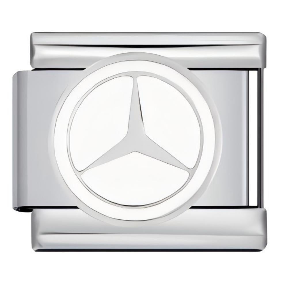 Wholesale Italian Charm Bracelet 9mm DIY Splicing Car Logo Stainless Steel Composable Bracelet