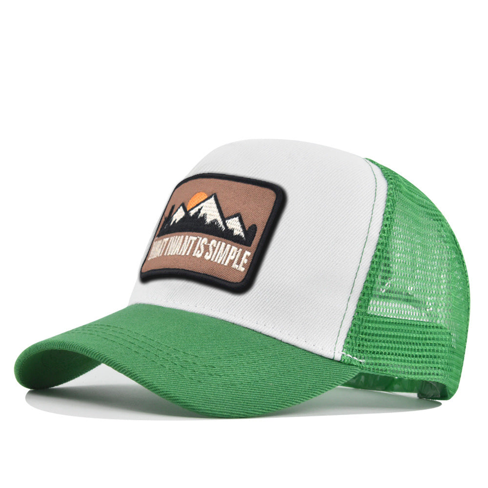 Wholesale Embroidered hill animal summer sunshade net hat