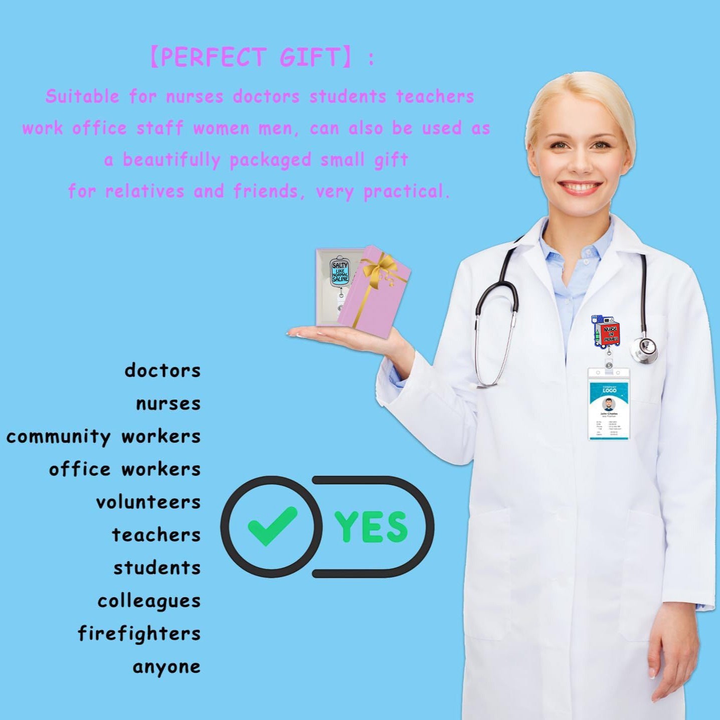 Wholesale Cartoon Letters Rainbow Love Acrylic Retractable Keychain Badge Reels ACC-KC-ChiHai017