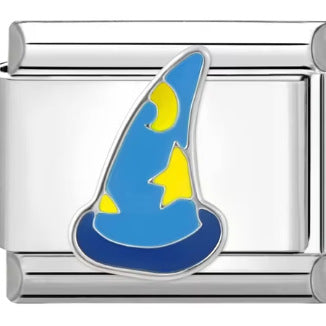 Wholesale Italian Charm Bracelet 9mm DIY Splicing Hat Phone Flag Stainless Steel Composable Bracelet