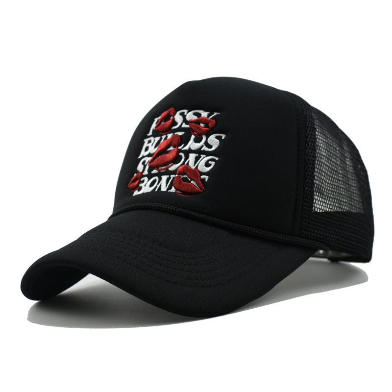 Wholesale  Letter Embroidered Cap Sunscreen Trucker Cap Baseball Cap