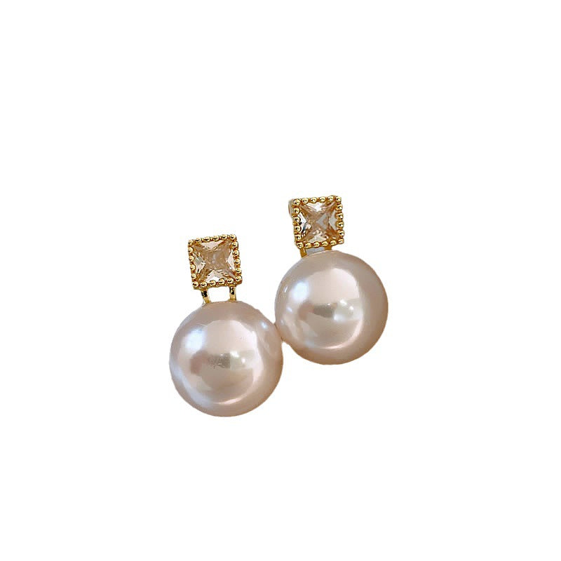 Wholesale Zircon Pearl Earrings Vintage Stud Earrings ACC-ES-Huih002