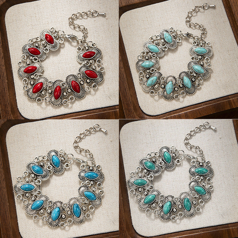 Wholesale Bohemian Turquoise Bracelet,  Stylish Jewelry Accessory for Boutique Resale or Gift