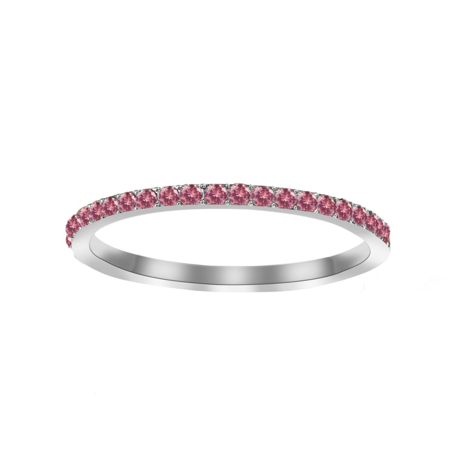 Wholesale Stainless Steel Ring with Colorful Birthstone-Colored Diamond Accents