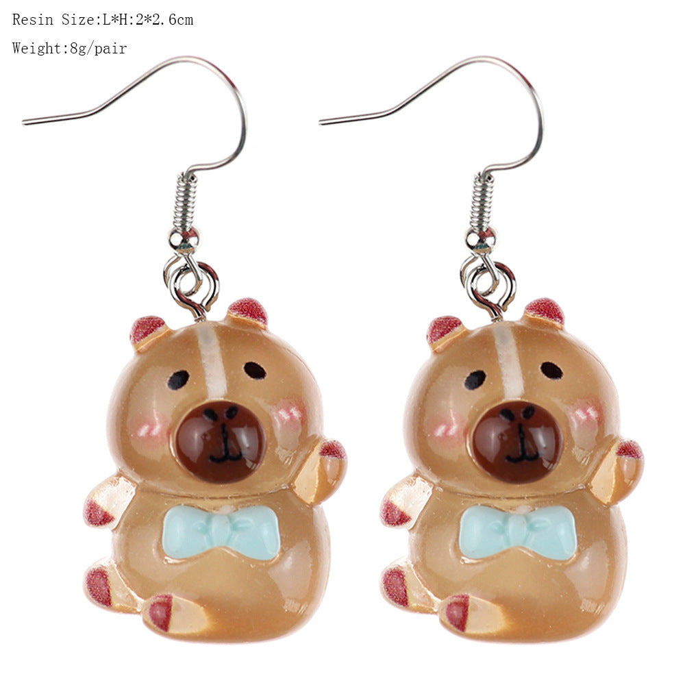 Wholesale  Cute Cartoon Luminous  Earrings
