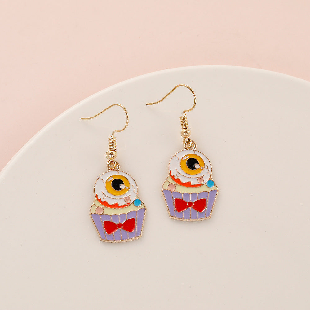 Wholesale  Halloween  earrings  popular Devil pumpkin bat festival earrings