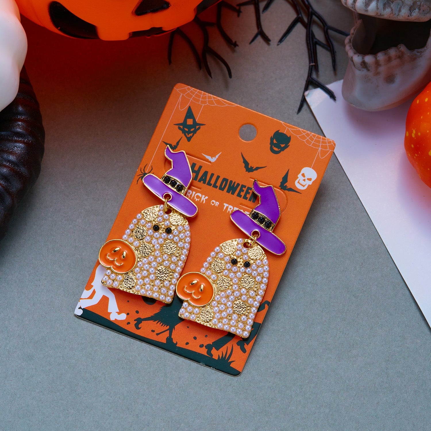 Wholesale Alloy  Ghost Earrings Fashion Accessory Gift Boutique Resale
