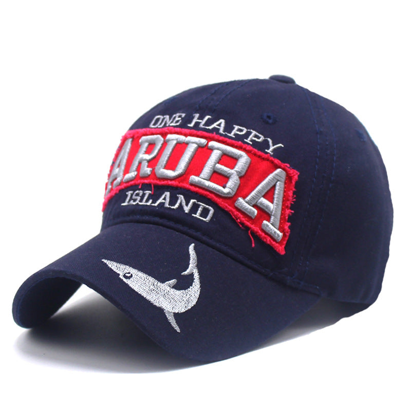 Wholesale Embroidered Letters Fashion Shark Baseball Cap