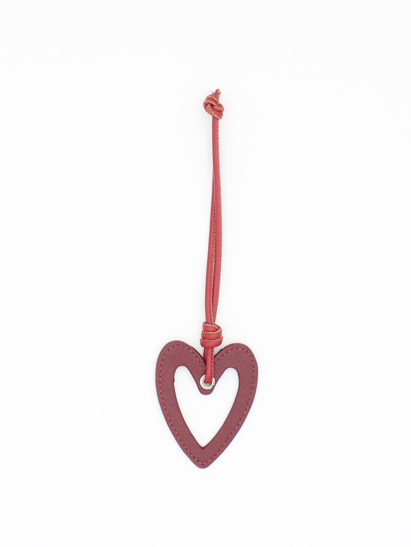 Wholesale  Pu Leather Cut Out Heart Keychains