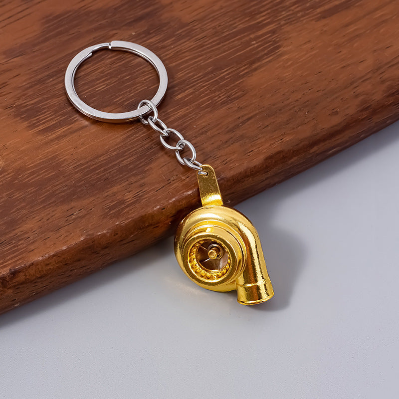 Wholesale  metal turbo blower supercharger auto parts modified keychain