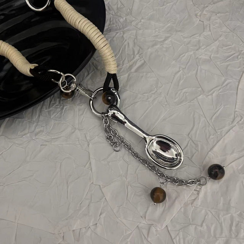 Wholesale Vintage Spoon Necklace  Light Luxury  Chain Accessories