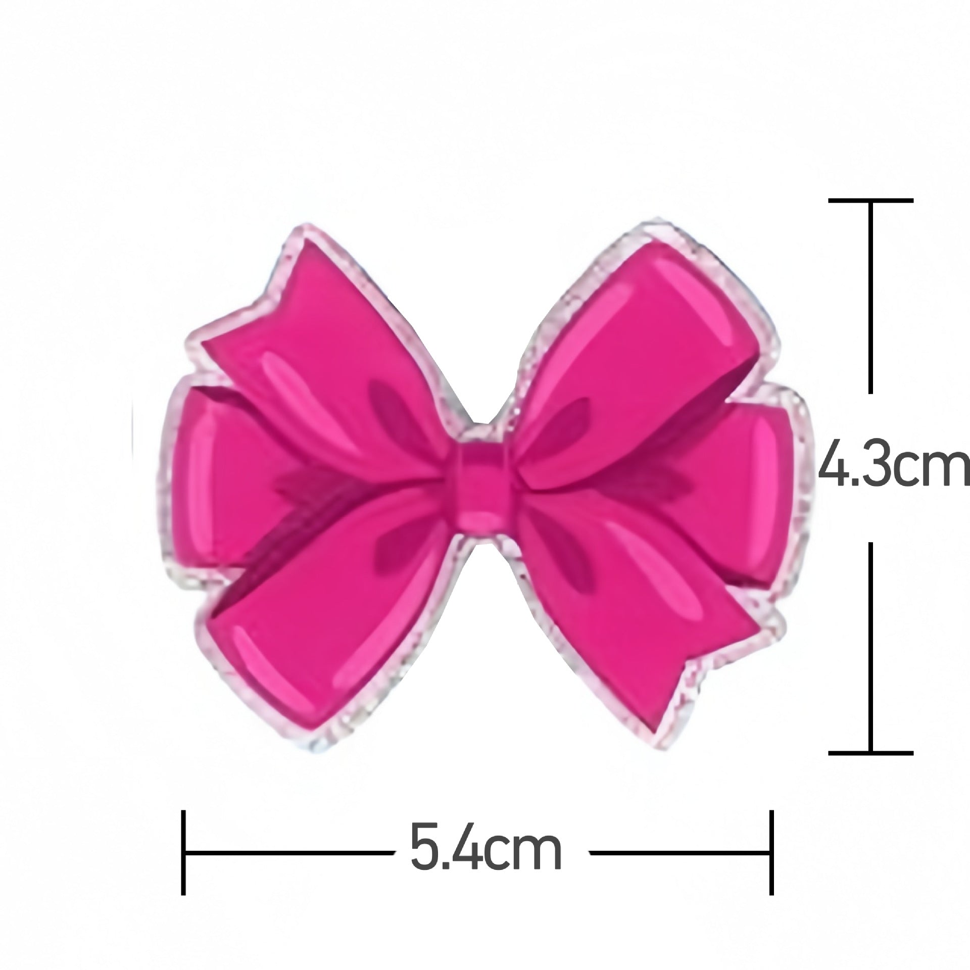 Wholesale Acrylic Retractable Badge Reel Glitter Heart Design Nurse ID Holder