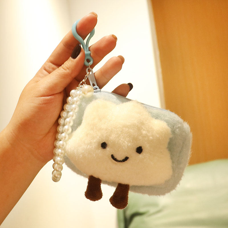 Wholesale Baiyun Plush Coin Purse Keychain Keychain Wallet ACC-KC-HuoFan007