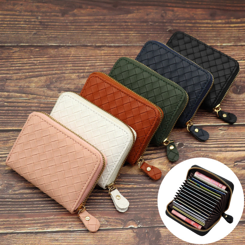 Wholesale Woven Accordion Card Holder Wallet ACC-WT-BiLH011