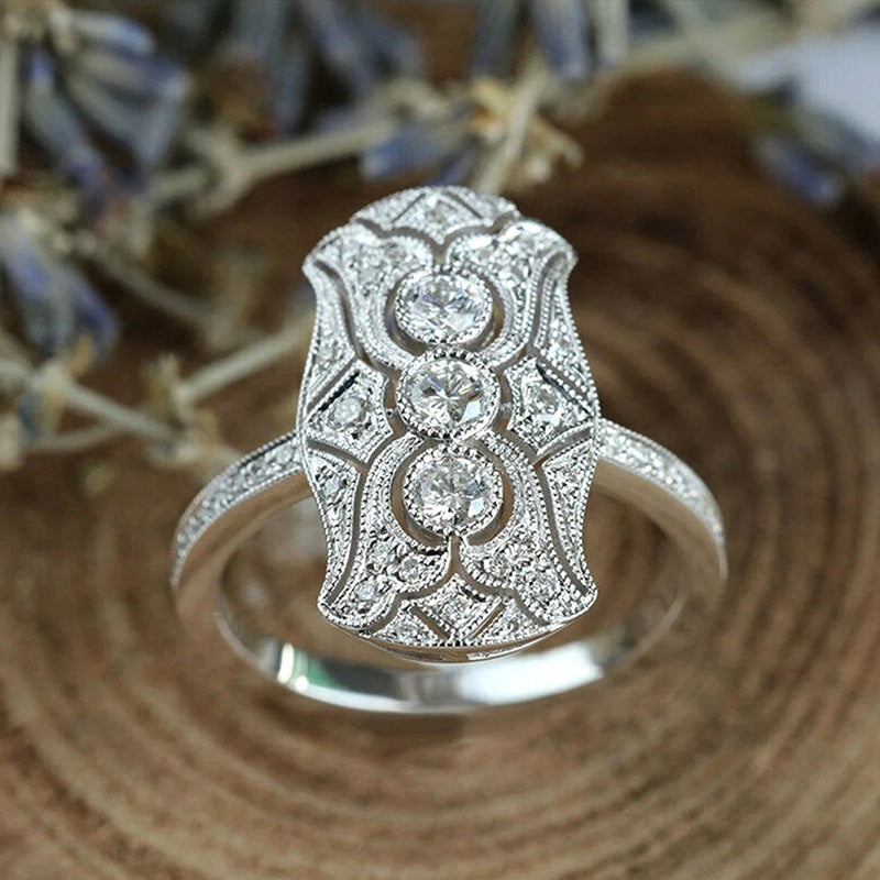 Wholesale Copper Jewelry Ring with Vintage Palace Design,  Fashion Accessory for Women
