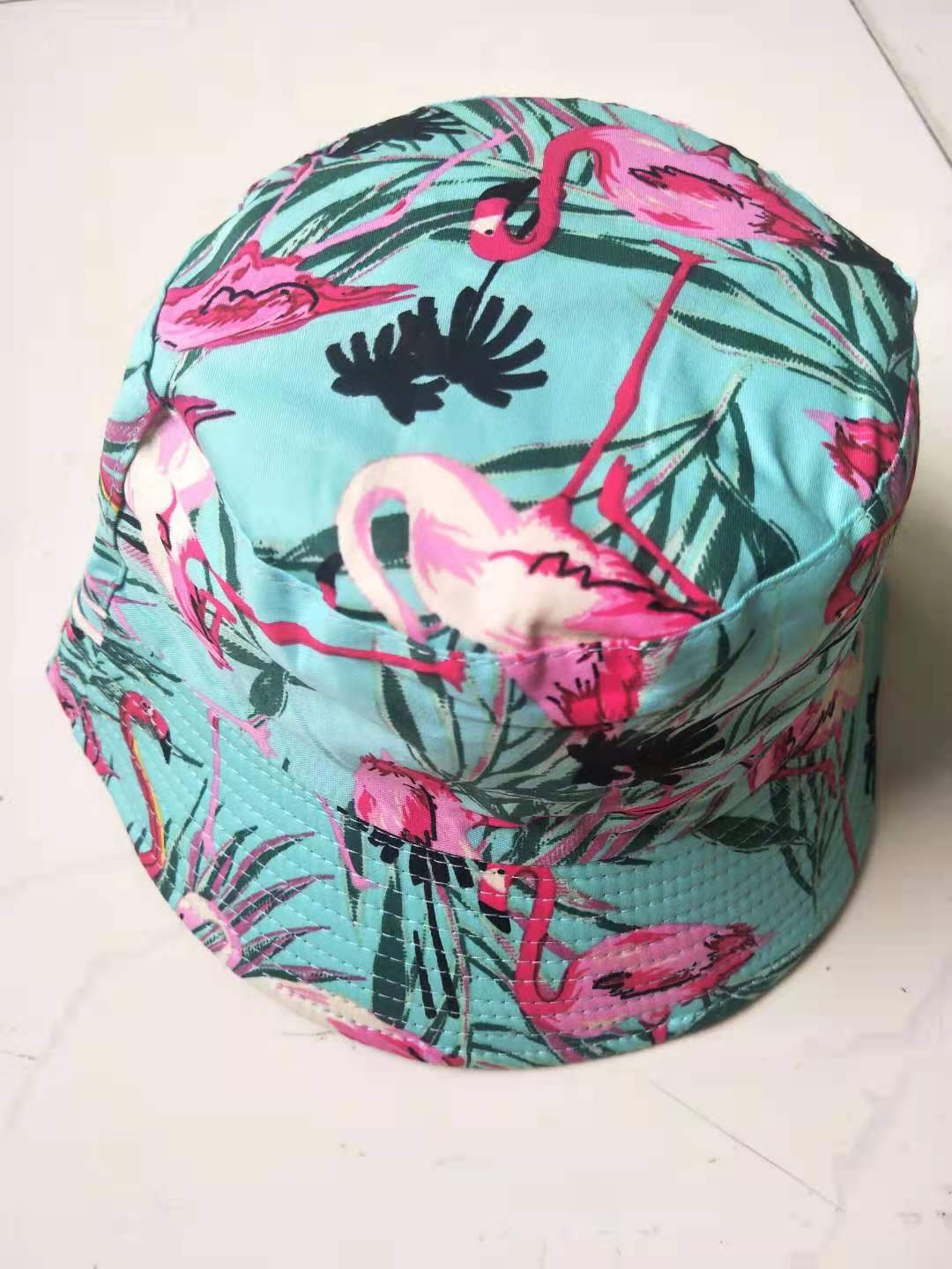 Wholesale  Fashion Printed Cherry Fisherman Hat Bucket Hat