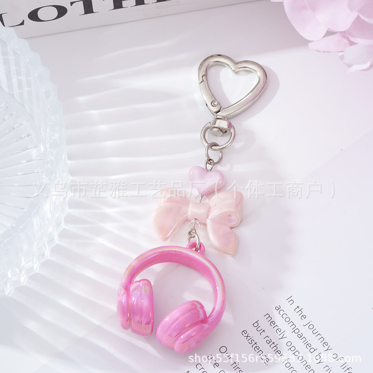 Wholesale  creative fresh 3D backpack keychain