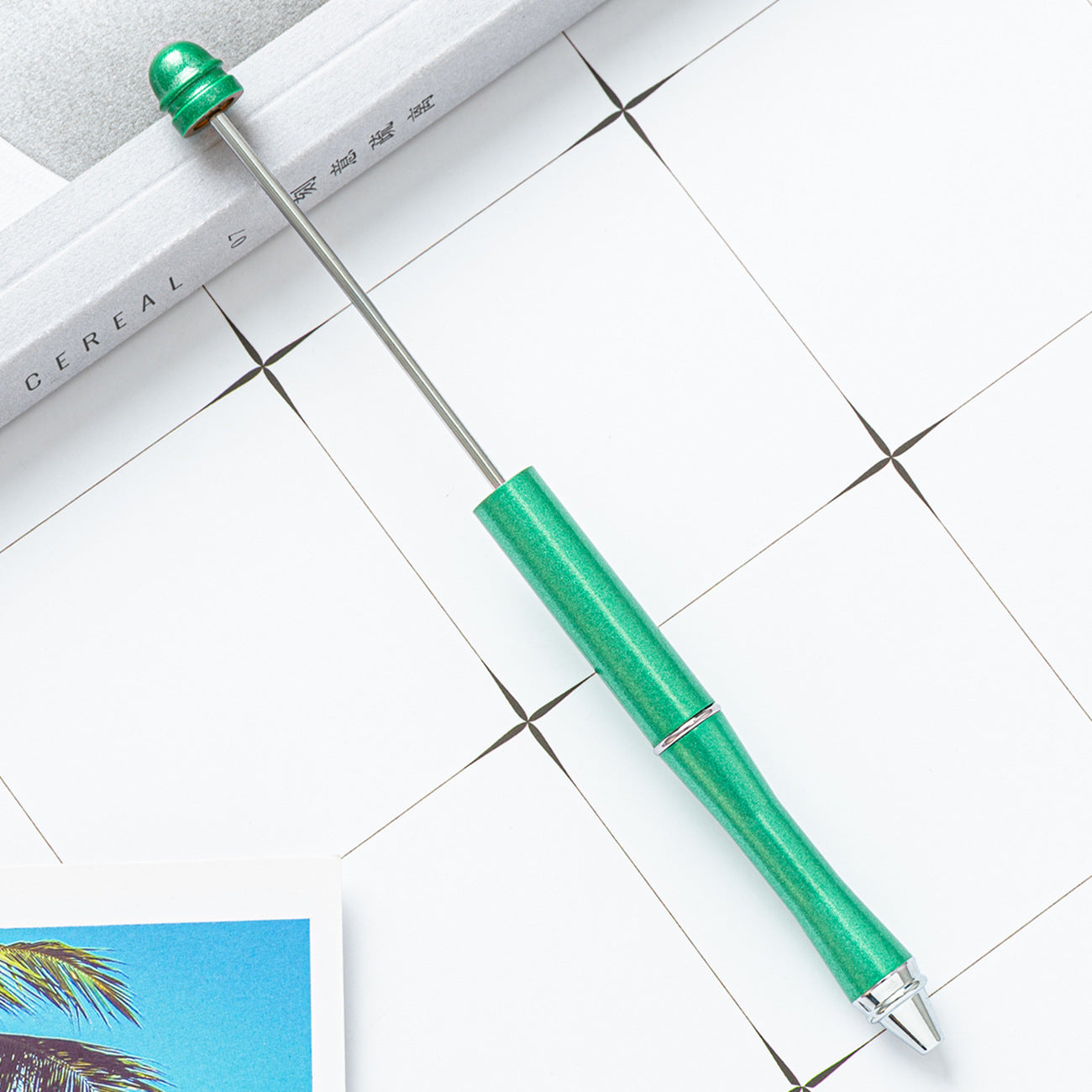 Wholesale Beadable Pens Metal Gradient Color DIY Bead Pens ACC-PN-HuaH052