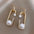 Wholesale  pearl earrings fashion twist shaped champagne color pearl earrings