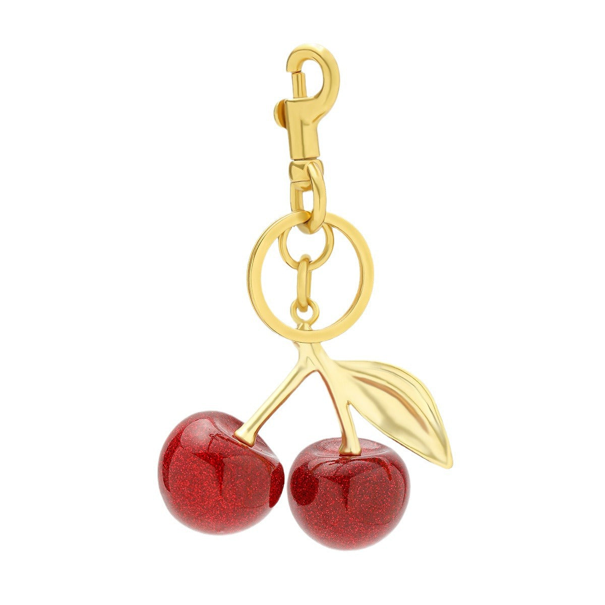Wholesale Cherry Fruit Bag Pendant Cherry Keychain