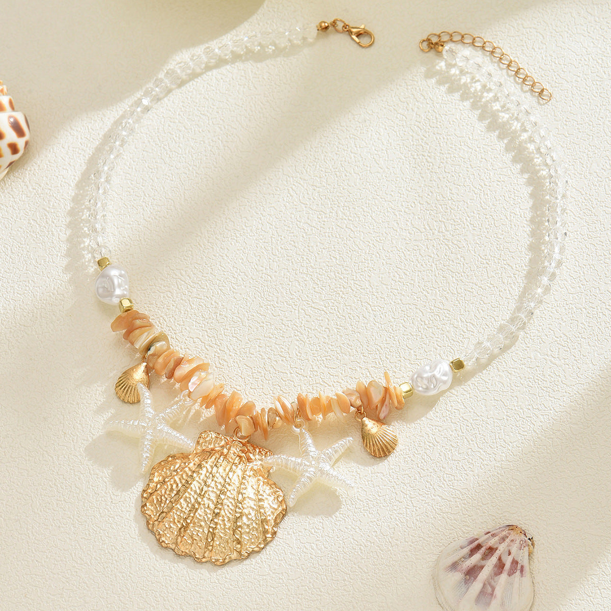 Wholesale  Bohemian Exaggerated Shell Necklace