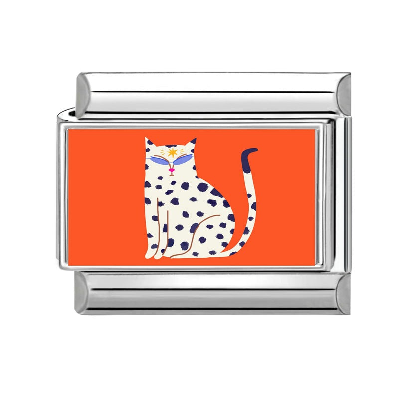 Wholesale 9mm Italian Charm Starter Bracelets DIY Red Evil Eye Stainless Steel Composable Bracelet