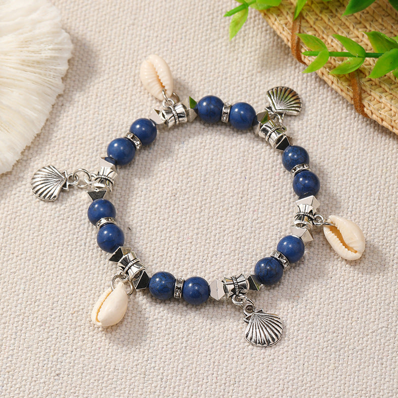 Wholesale Bohemian Ocean Style Colorful Seashell Bracelet