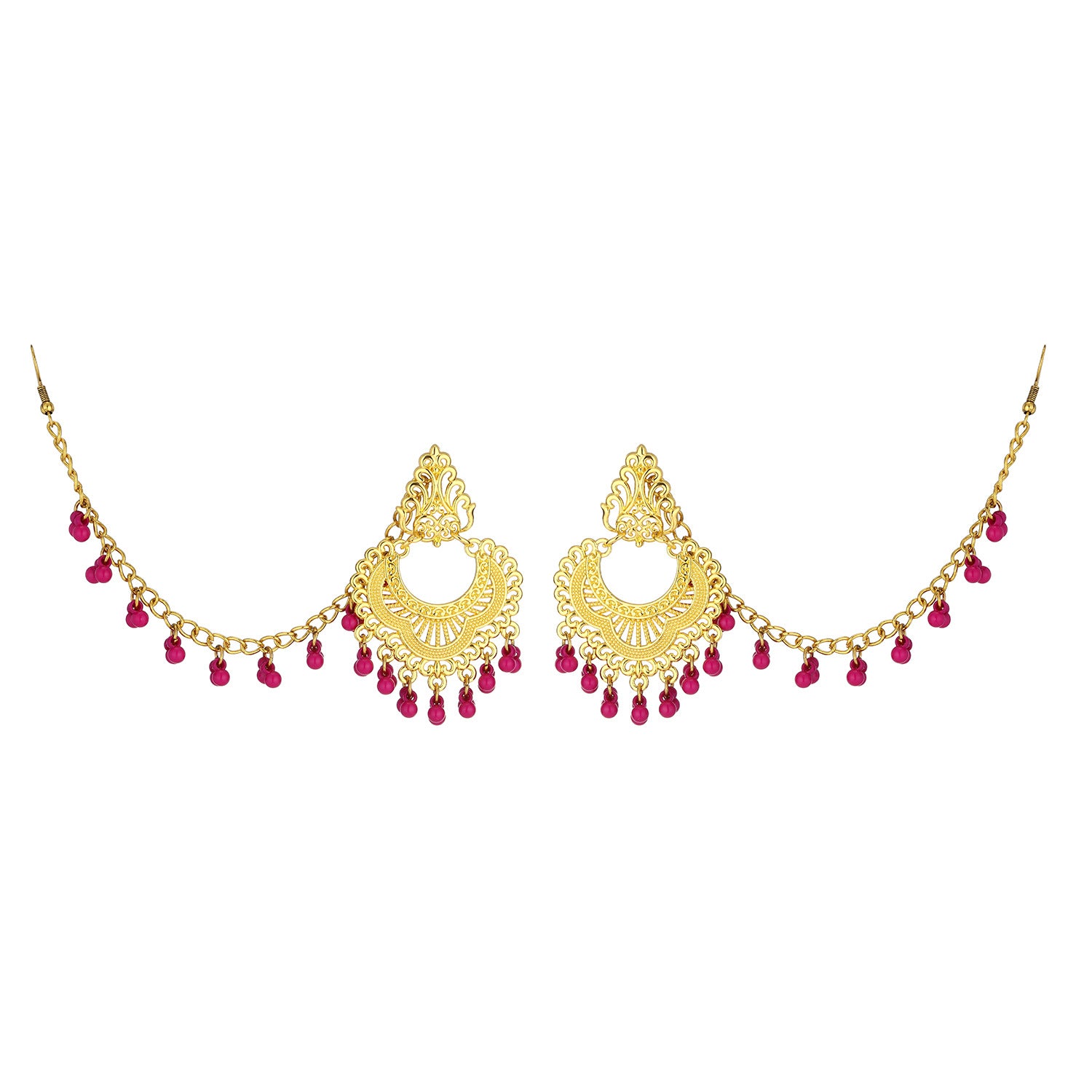 Wholesale Vintage Bohemian Tassel Earrings Gold Alloy Geometric Jewelry Accessory for Party Wear