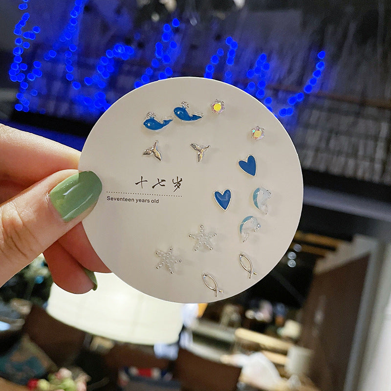 Wholesale Simple Small S925 Earring Set ACC-ES-Zhany007