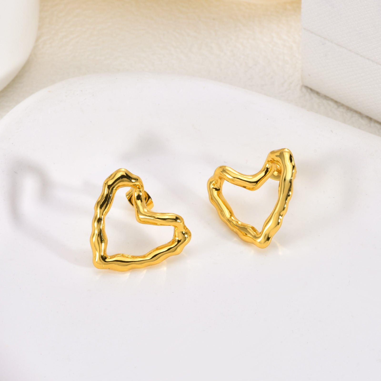 Wholesale Stainless steel gold earrings