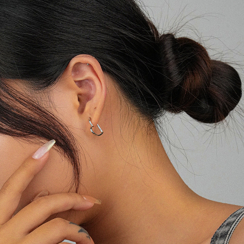 Wholesale  S925 sterling silver Love earrings