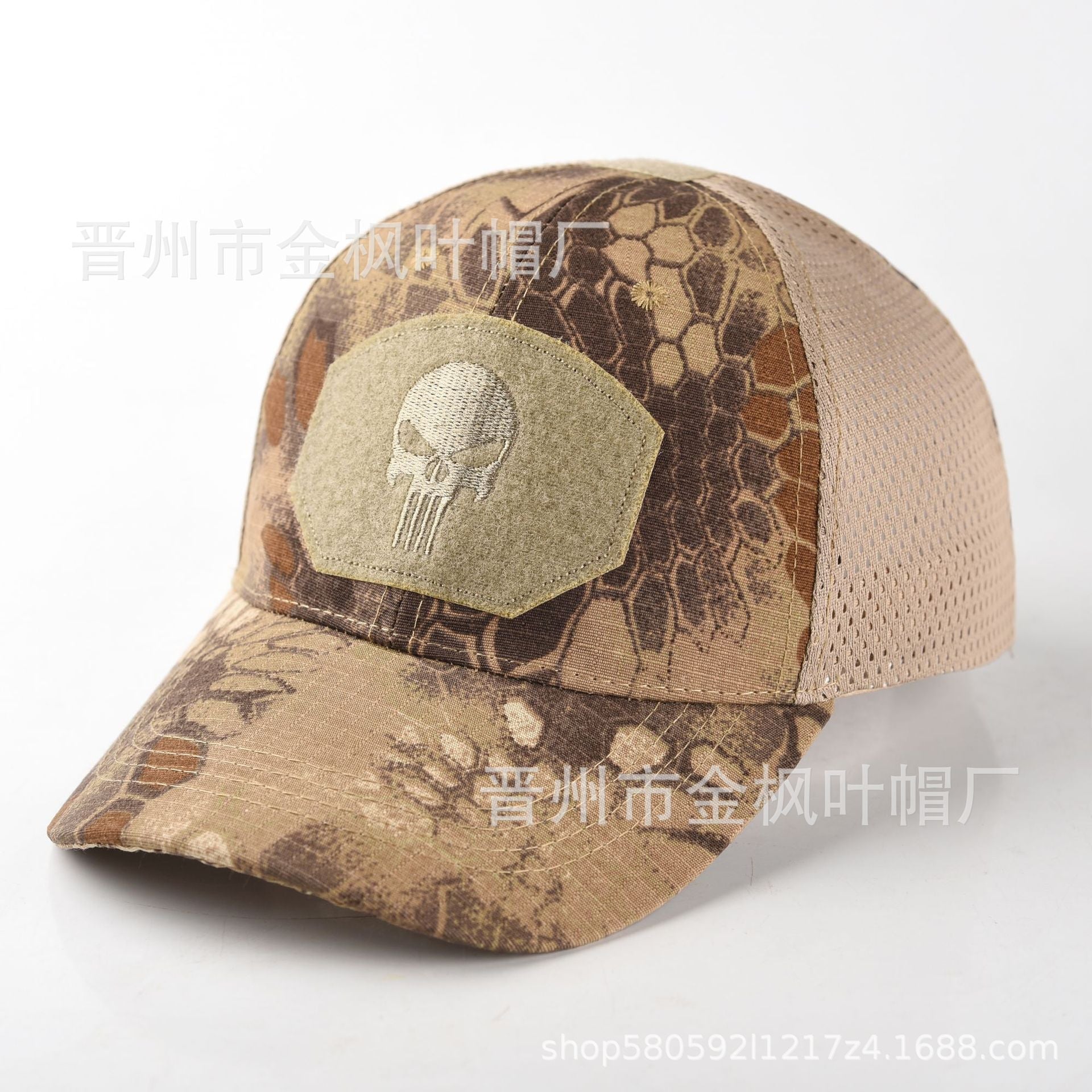 Wholesale Camouflage embroidered sun visor mesh hat